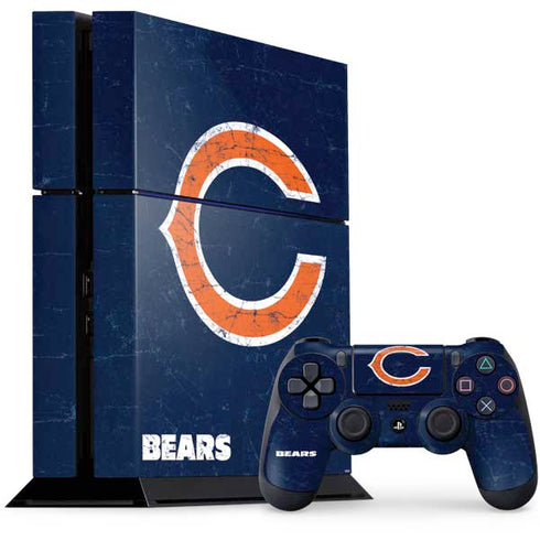NFL Chicago Bears Distressed PlayStation PS4 Skins