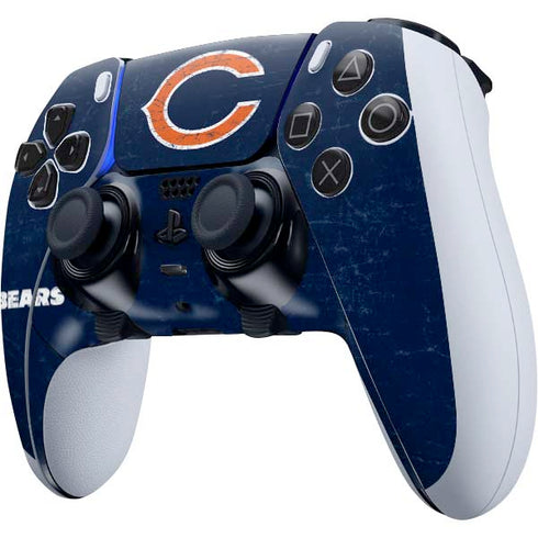 NFL Chicago Bears Distressed PS5 DualSense Edge Pro Controller Skin