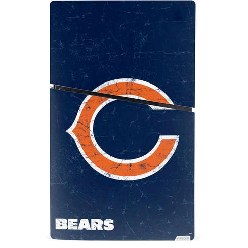 NFL Chicago Bears Distressed PS5 Slim Digital Edition Console Skin