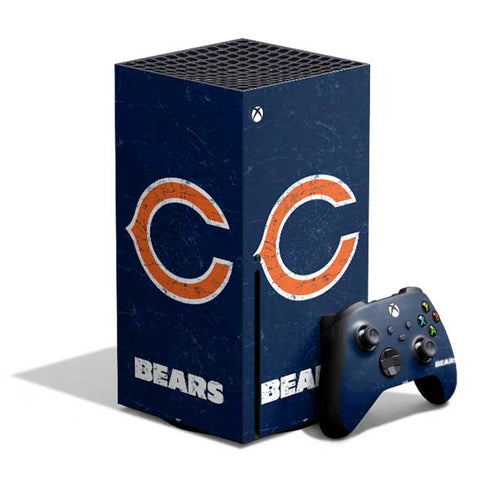 NFL Chicago Bears Distressed Xbox Series X Bundle Skin