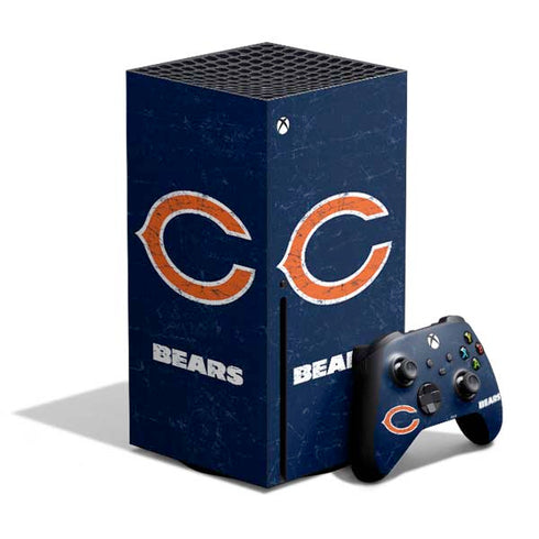 NFL Chicago Bears Distressed Xbox Series X Skins