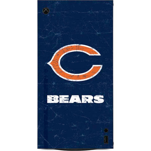 NFL Chicago Bears Distressed XBox Series X Digital Edition Console Skin