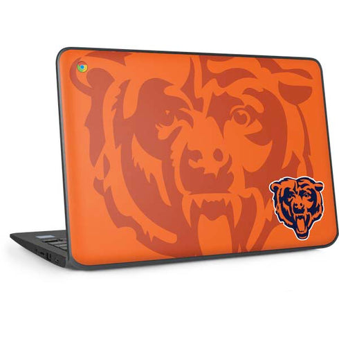 NFL Chicago Bears Double Vision HP Chromebook Skin