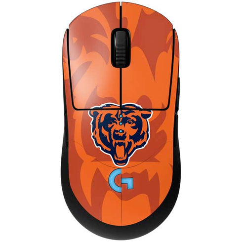 NFL Chicago Bears Double Vision G Pro Wireless Gaming Mouse Skin