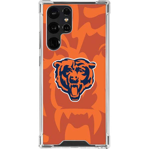NFL Chicago Bears Double Vision Galaxy S23 Ultra Clear Case