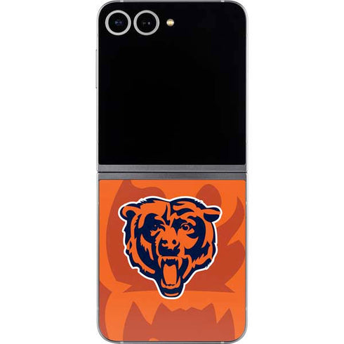 NFL Chicago Bears Double Vision Galaxy Z Flip6 Skin