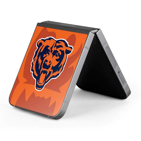 NFL Chicago Bears Double Vision Galaxy Z Flip6 Skin