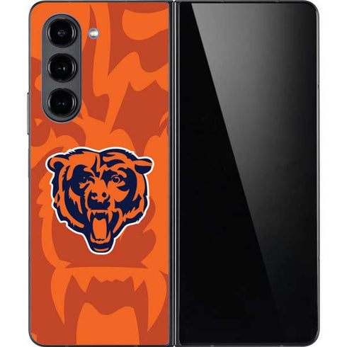 NFL Chicago Bears Double Vision Galaxy Z Fold5 5G Skin