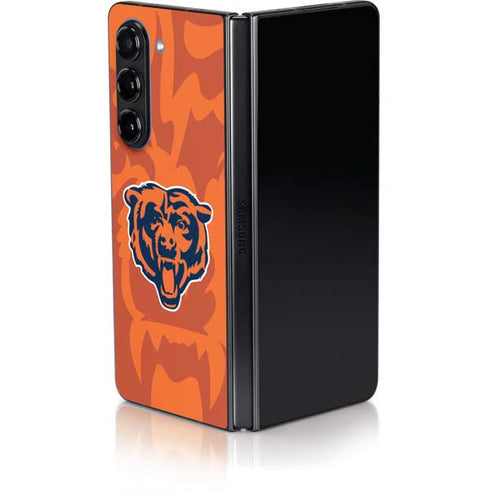 NFL Chicago Bears Double Vision Galaxy Z Fold5 5G Skin