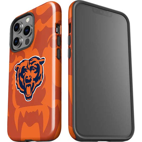 NFL Chicago Bears Double Vision iPhone 15 Pro Impact Case