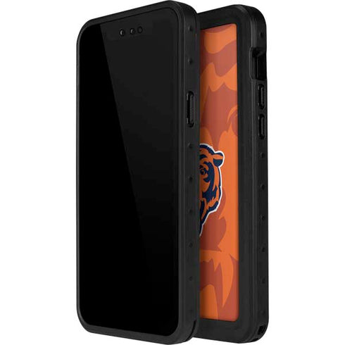 NFL Chicago Bears Double Vision iPhone 15 Pro Waterproof Case