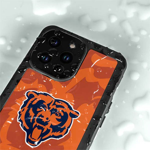 NFL Chicago Bears Double Vision iPhone 15 Pro Waterproof Case