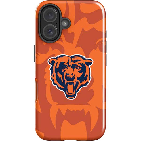 NFL Chicago Bears Double Vision iPhone 16 Impact Case