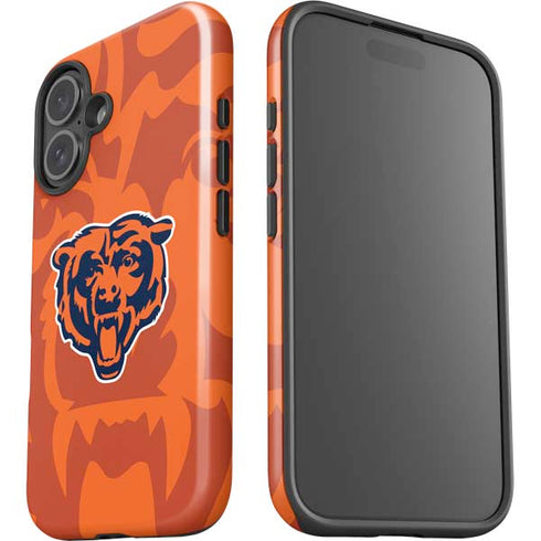 NFL Chicago Bears Double Vision iPhone 16 Impact Case
