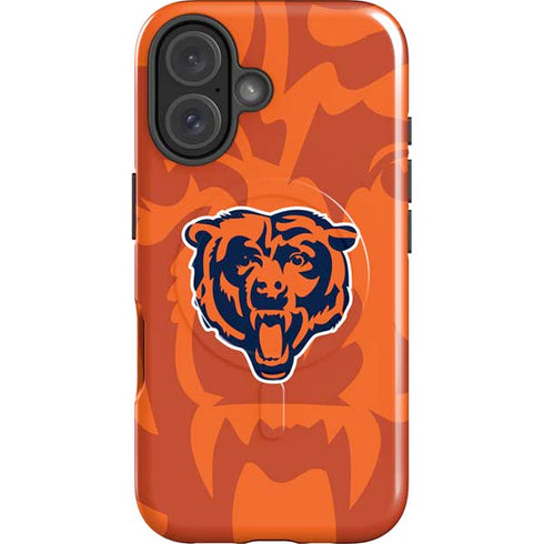 NFL Chicago Bears Double Vision iPhone 16 Plus Magsafe Impact Case