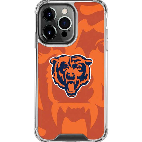 NFL Chicago Bears Double Vision iPhone 16 Pro Max Clear Case
