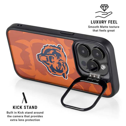 NFL Chicago Bears Double Vision iPhone 16 Pro Max Kickstand Case