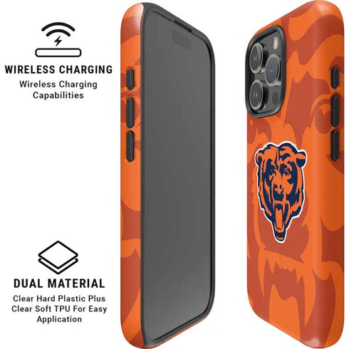 NFL Chicago Bears Double Vision iPhone 16 Pro Max Magsafe Impact Case