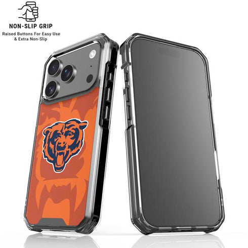 NFL Chicago Bears Double Vision iPhone 18 Pro Clear Case