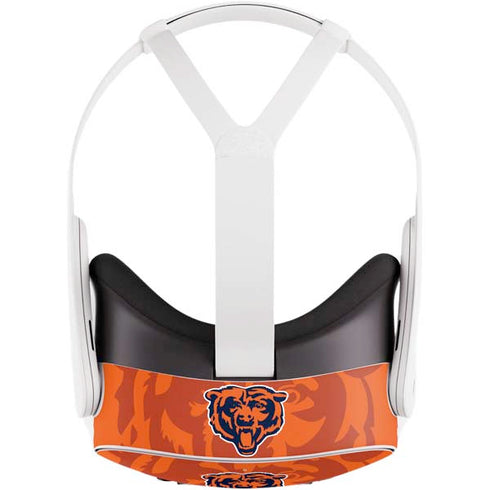 NFL Chicago Bears Double Vision Meta Quest 3S Skin