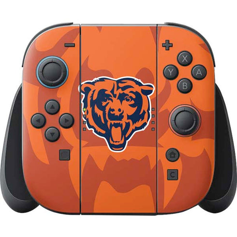 NFL Chicago Bears Double Vision Nintendo Switch 2 (2025) Joy-Con Controller Skin