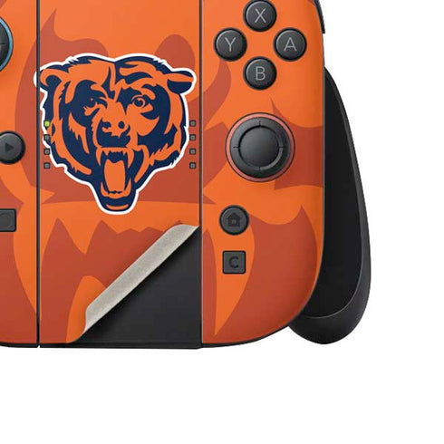 NFL Chicago Bears Double Vision Nintendo Switch 2 (2025) Joy-Con Controller Skin