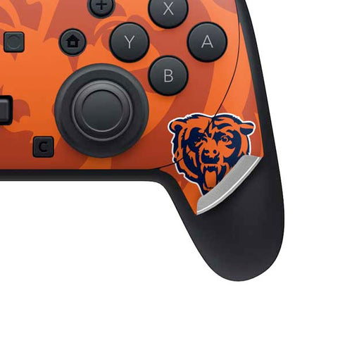 NFL Chicago Bears Double Vision Nintendo Switch 2 (2025) Pro Controller Skin