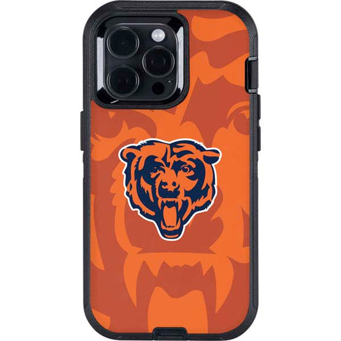 NFL Chicago Bears Double Vision Otterbox Defender iPhone Skin