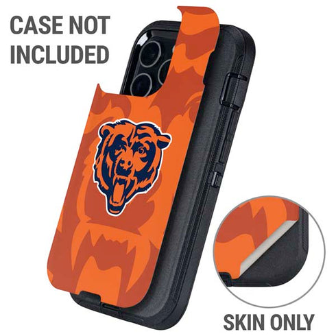 NFL Chicago Bears Double Vision Otterbox Defender iPhone Skin