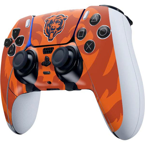 NFL Chicago Bears Double Vision PS5 DualSense Edge Pro Controller Skin