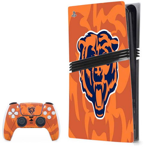 NFL Chicago Bears Double Vision PS5 Pro Bundle Skin