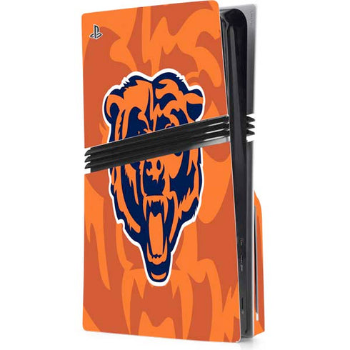 NFL Chicago Bears Double Vision PS5 Pro Disk Console Skin