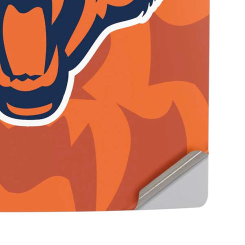 NFL Chicago Bears Double Vision PS5 Pro Disk Console Skin
