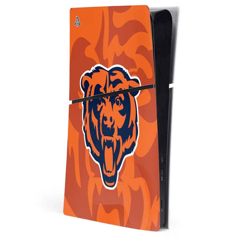 NFL Chicago Bears Double Vision PS5 Slim Digital Edition Console Skin
