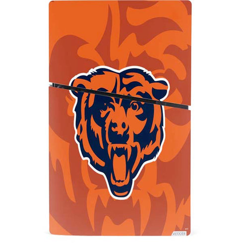 NFL Chicago Bears Double Vision PS5 Slim Digital Edition Console Skin