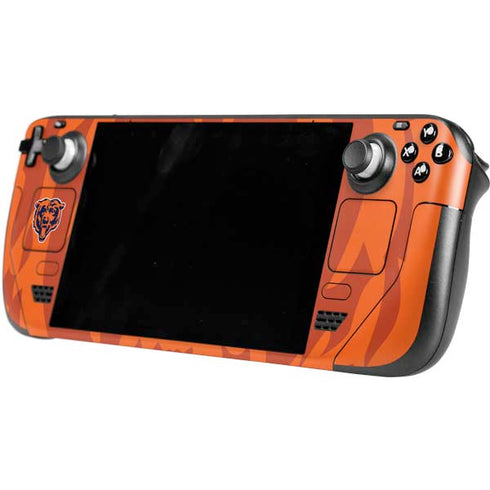 NFL Chicago Bears Double Vision Steam Deck Handheld Gaming Computer OLED Skin