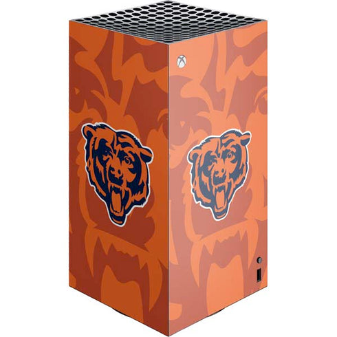 NFL Chicago Bears Double Vision XBox Series X Digital Edition Console Skin