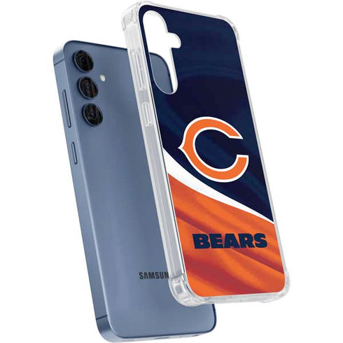 NFL Chicago Bears Galaxy A55 5G Clear Case