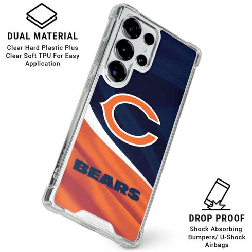 NFL Chicago Bears Galaxy S25 Ultra Clear Case