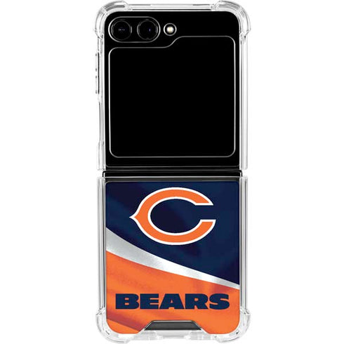 NFL Chicago Bears Galaxy Z Flip6 Clear Case