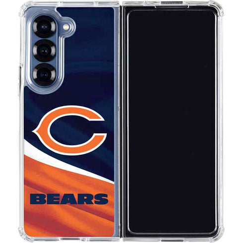 NFL Chicago Bears Galaxy Z Fold6 Clear Case