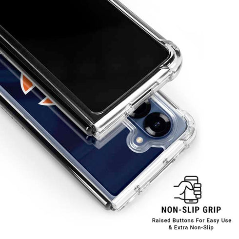 NFL Chicago Bears Galaxy Z Fold7 Clear Case