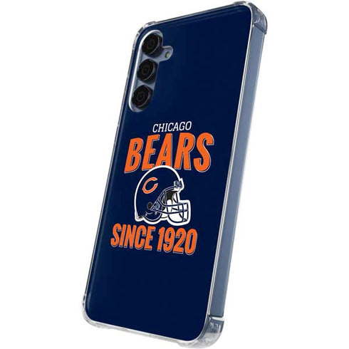 NFL Chicago Bears Helmet Galaxy A55 5G Clear Case