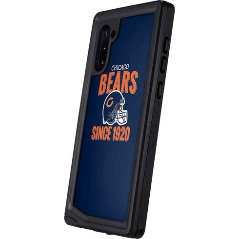NFL Chicago Bears Helmet Galaxy Note 10 Waterproof Case