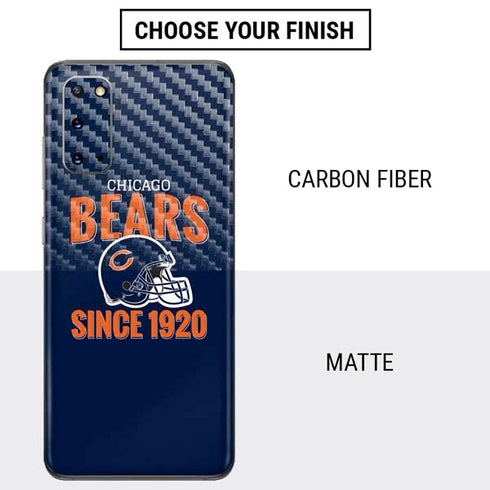 NFL Chicago Bears Helmet Galaxy S20 Skin