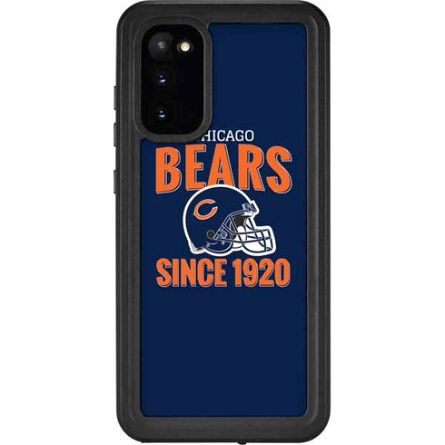 NFL Chicago Bears Helmet Galaxy S20 Waterproof Case