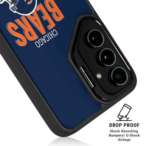 NFL Chicago Bears Helmet Galaxy S24 FE Kickstand Case