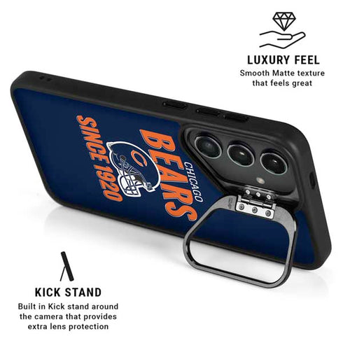 NFL Chicago Bears Helmet Galaxy S25 Kickstand Case