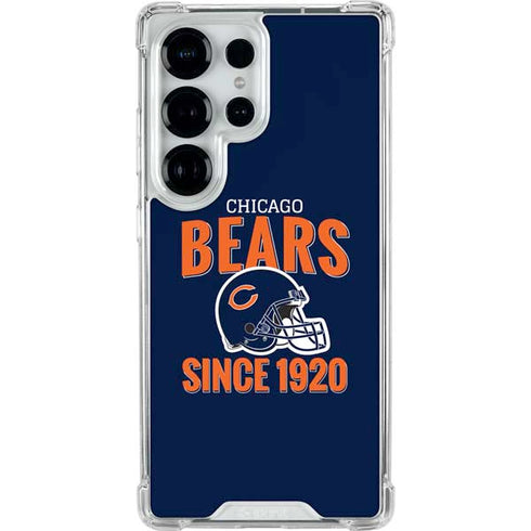 NFL Chicago Bears Helmet Galaxy S25 Ultra Clear Case