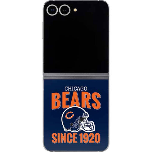 NFL Chicago Bears Helmet Galaxy Z Flip6 Skin